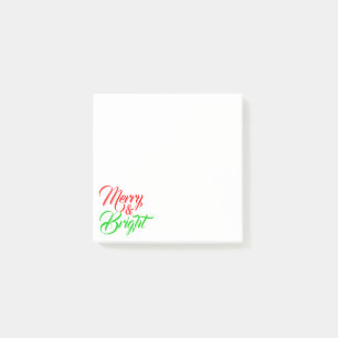 Bloco De Notas Feliz e Natal Brilhante