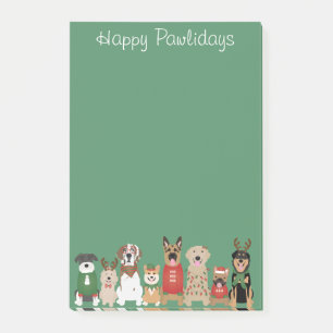 Bloco De Notas Feliz Feliz Dia dos Cães Vermelhos