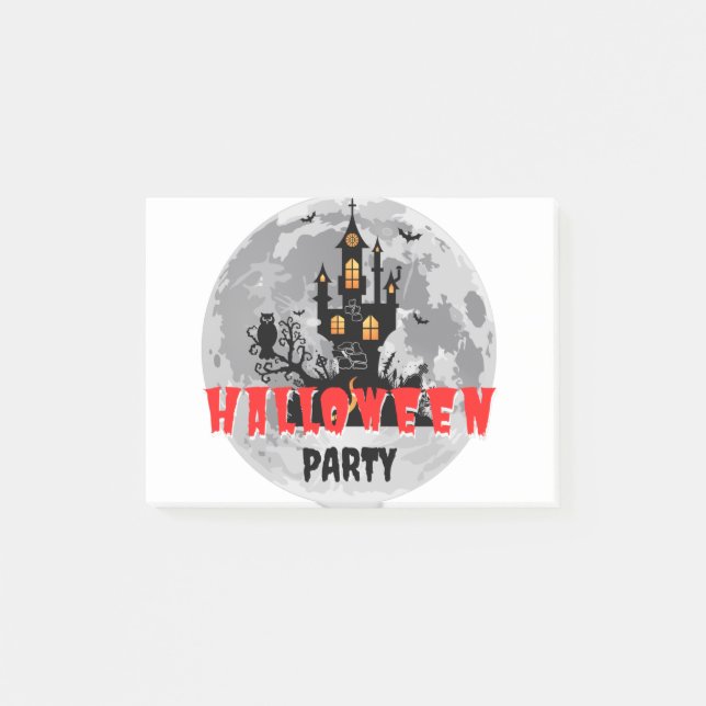 Bloco De Notas Feliz Halloween Ghost Boo Patterno Giant (Frente)