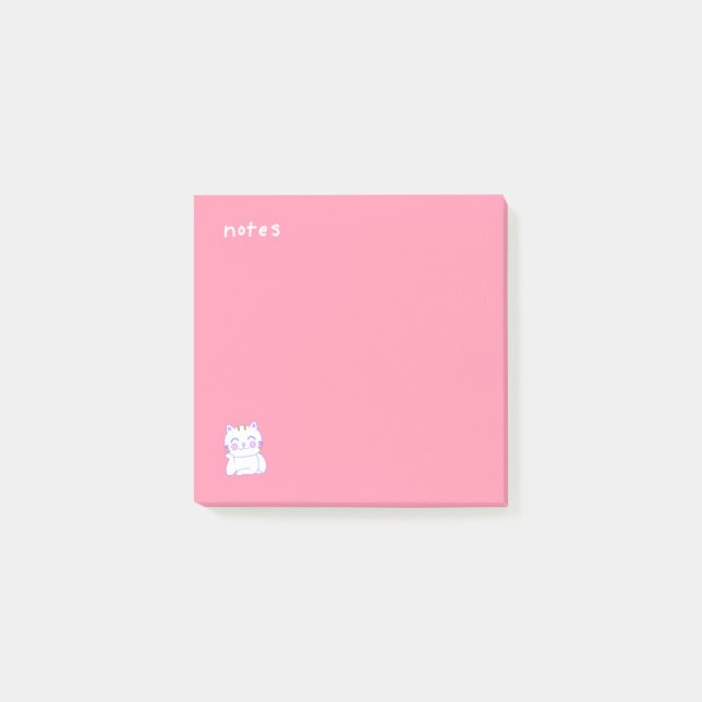 Bloco De Notas Feliz Melony Gato (Frente)