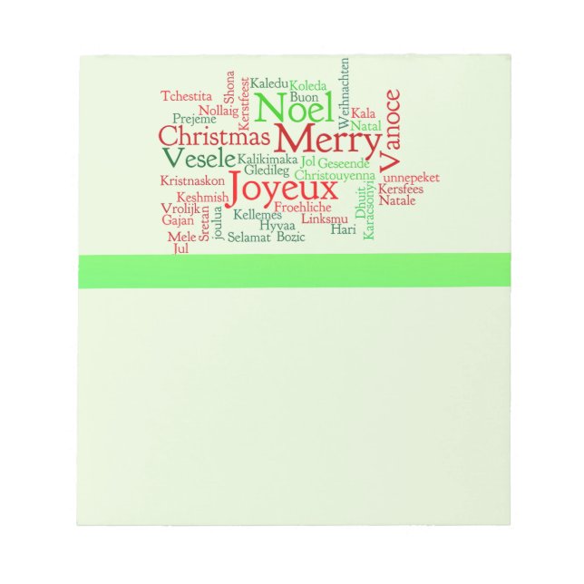 Bloco De Notas Feliz Natal (Frente)