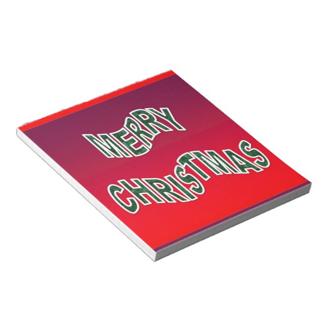 Bloco De Notas Feliz Natal (Inclinado)