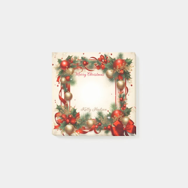 Bloco De Notas Feliz Natal (Frente)