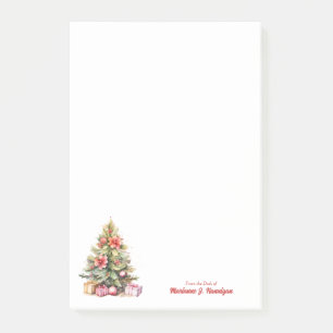 Bloco De Notas Feliz Natal - Árvore de Natal Personalizada