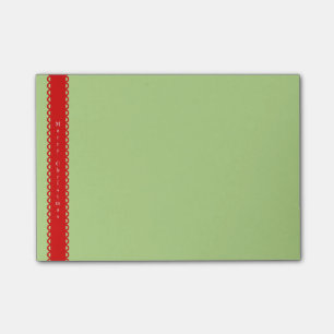 Bloco De Notas Feliz Natal, Banner Vermelho