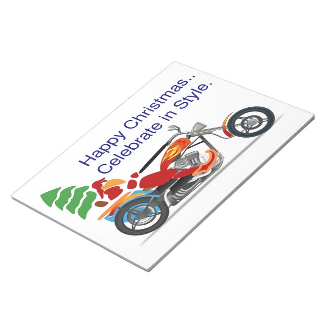 BLOCO DE NOTAS FELIZ NATAL, CELEBRADO NO ESTILO (Inclinado)