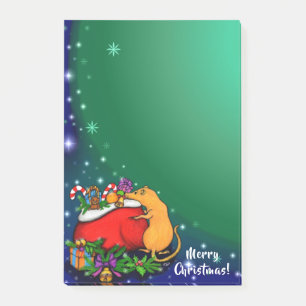Bloco De Notas Feliz Natal com o Príncipe Rato