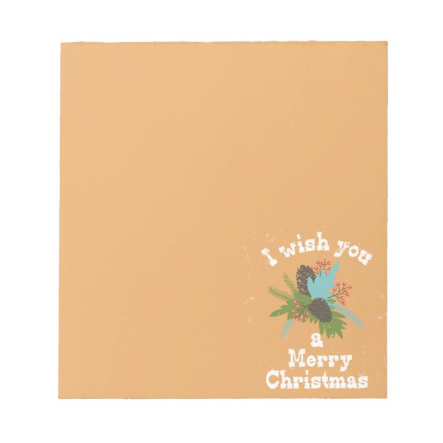 Bloco De Notas Feliz Natal Decor (Frente)