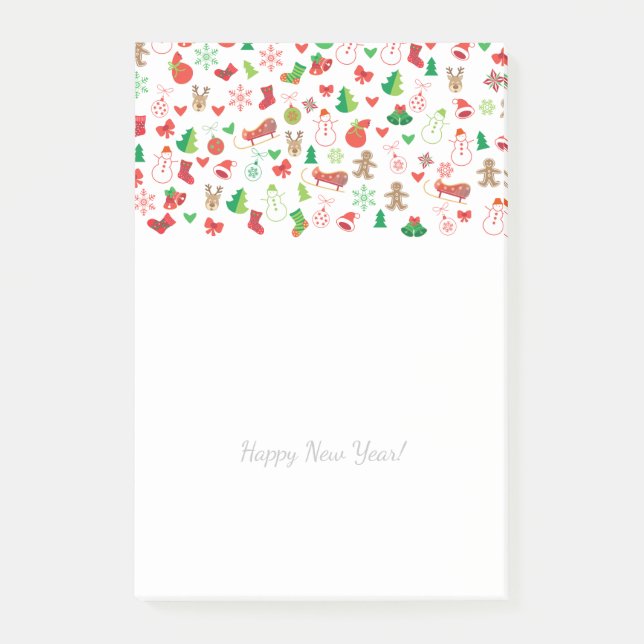 Bloco De Notas Feliz Natal & Feliz Ano Novo! NATAL (Frente)