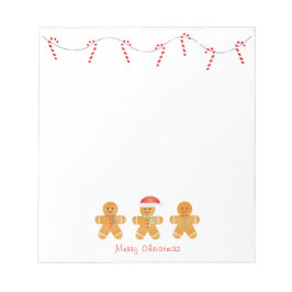 Bloco De Notas Feliz Natal Gingercake Men