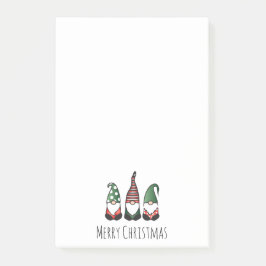 Bloco De Notas Feliz Natal Gnomos