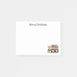Bloco De Notas Feliz Natal Pembroke Welsh Corgi Dogs