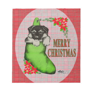 Bloco De Notas Feliz Natal Puppy