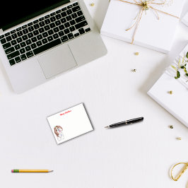 Bloco De Notas Feliz Natal Shih Tzu Com Floco De Neve