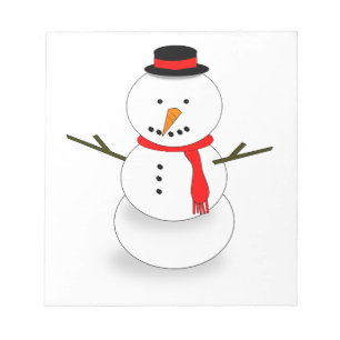 Bloco De Notas Feliz Natal Snowman