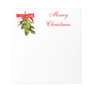 Bloco De Notas Feliz Natal visco