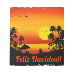 Bloco De Notas Feliz Navidad