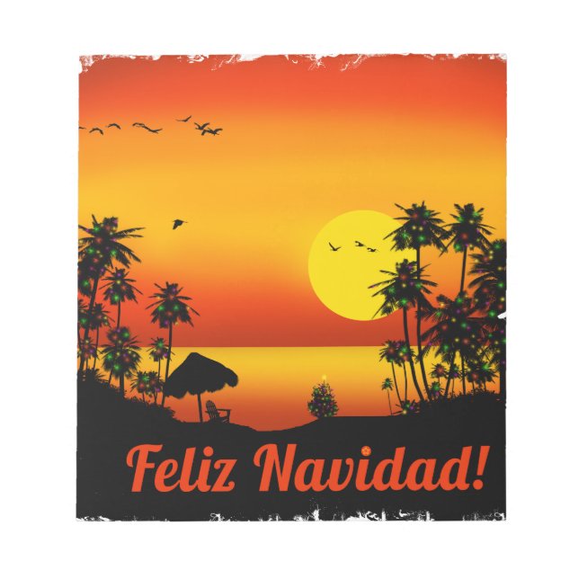 Bloco De Notas Feliz Navidad (Frente)