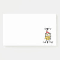 Feliz Owly Days Engraçado Papai noel Coruja