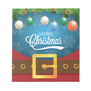 Bloco De Notas Feliz Papai noel de Natal