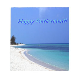 Bloco De Notas Feliz Reforma - Céu azul, oceano azul