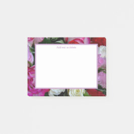 Bloco De Notas Feminina Rosa Floral