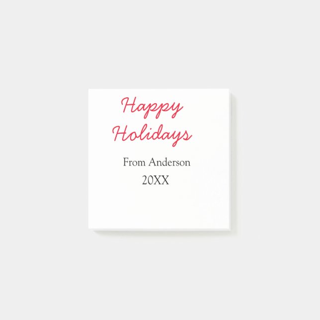 Bloco De Notas Feriados felizes nome da família de amor negro ver (Frente)