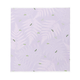 Bloco De Notas Ferns & Dragonflies