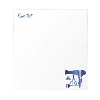 Bloco De Notas Ferramentas de hairstyle