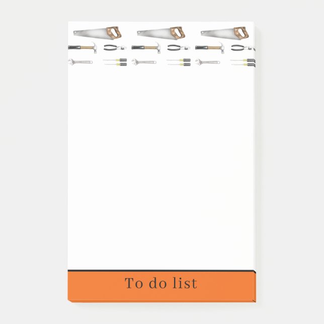 Bloco De Notas Ferramentas manuais (Frente)