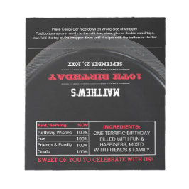 Bloco De Notas Festa de Hockey Favorece Molhantes de Chocolate