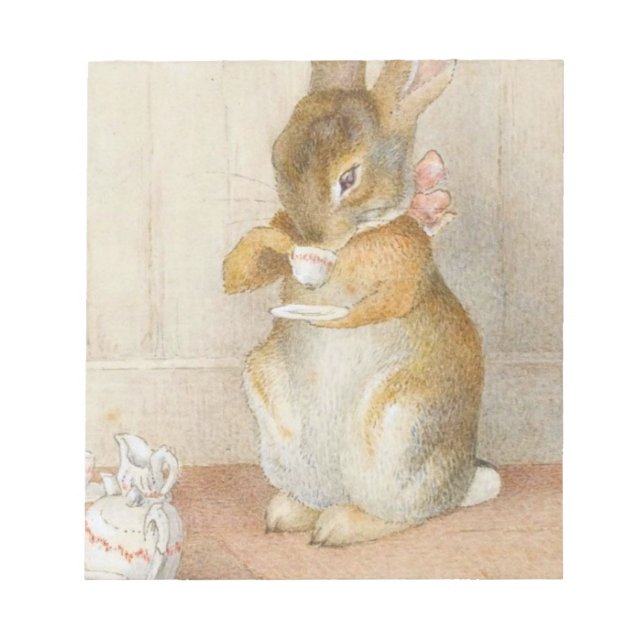 Bloco De Notas Festa do Tea do Coelho - Beatrix Potter (Frente)