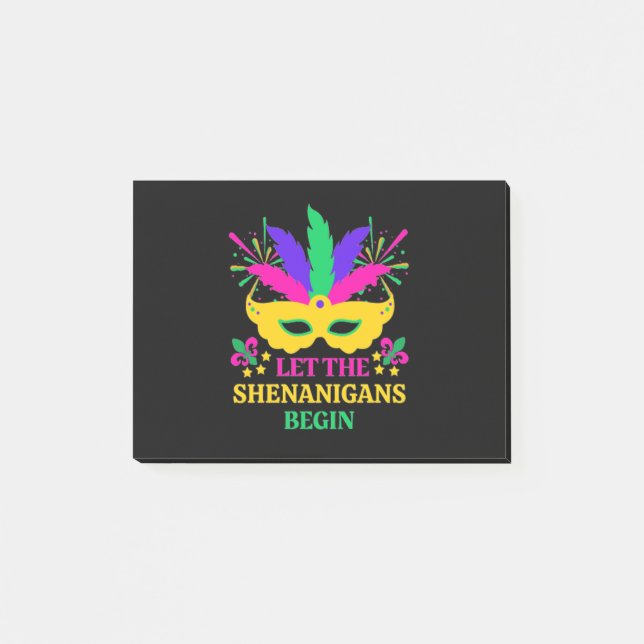 Bloco De Notas Festival Mardi Gras, Começa O Shenganins (Frente)