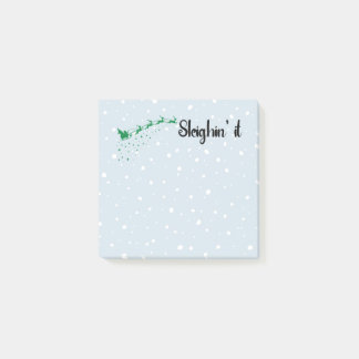 Bloco De Notas Festive Christmas Post It Notes | Sleighin It
