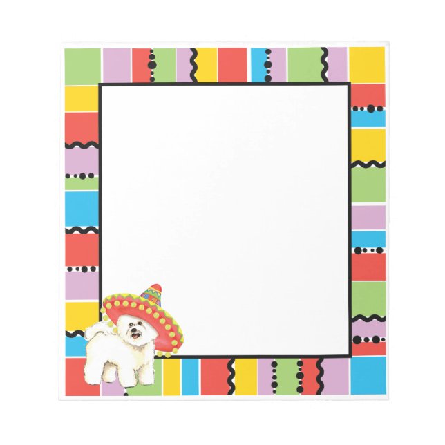 Bloco De Notas Fiesta Bichon (Frente)