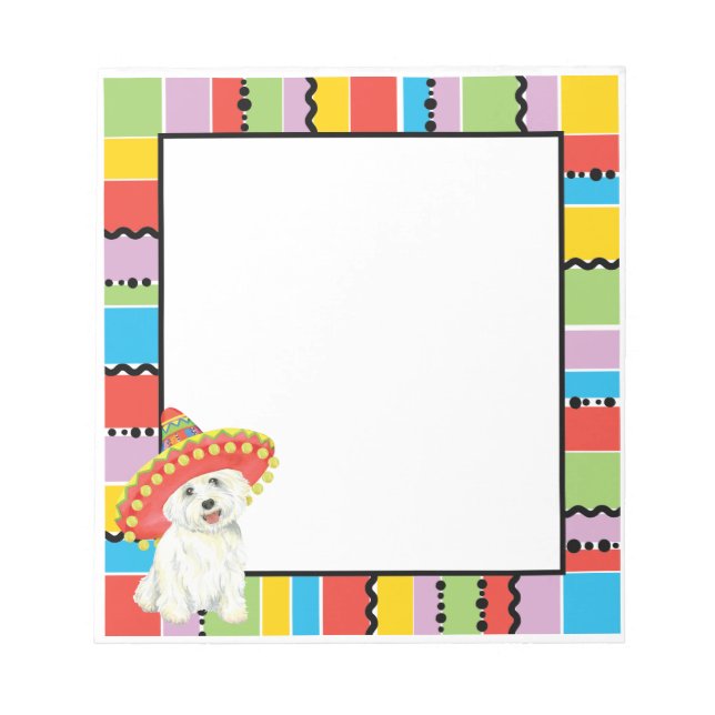 Bloco De Notas Fiesta Westie (Frente)
