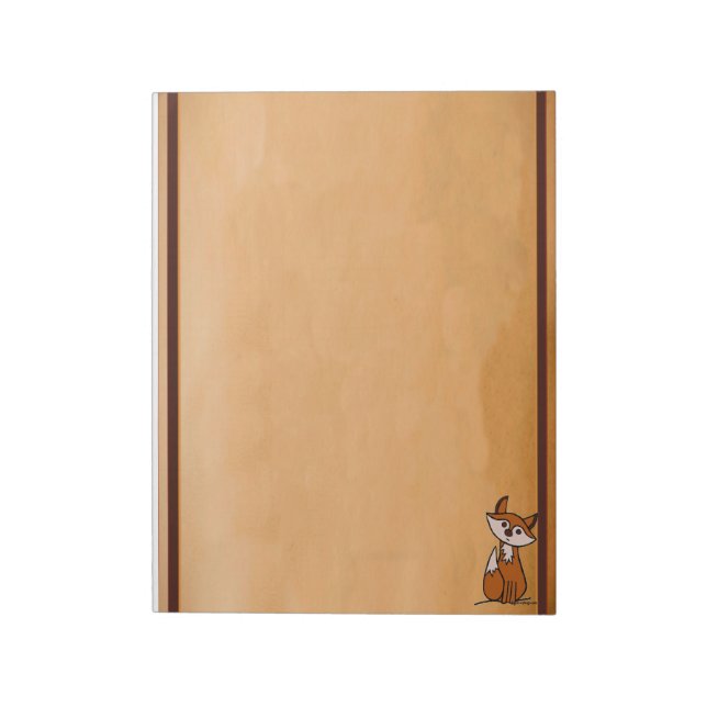 Bloco De Notas Figdewdrop Fig the fox tear away notepad (Invertido)