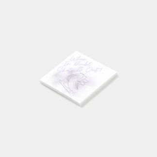 Bloco De Notas Figura com notas adesivas de patinação