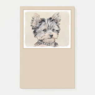 Bloco De Notas Filhote de cachorro do yorkshire terrier que pinta