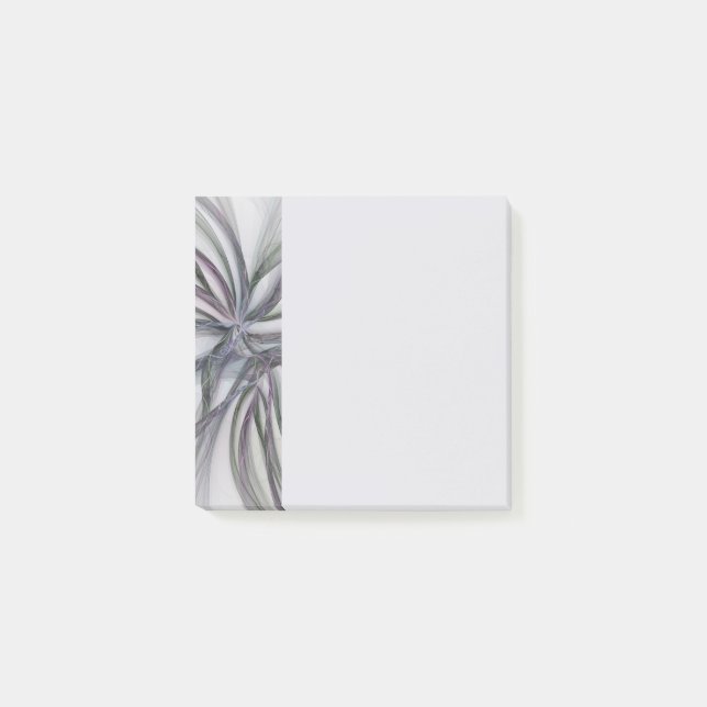 Bloco De Notas Filigree Motions Modern Abstract Swinging Fractal (Frente)