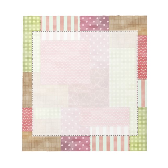 Bloco De Notas Filtro de Patchwork da Trendy (Frente)