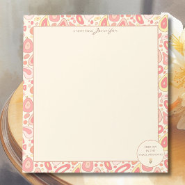 Bloco De Notas Find Joy in the Small Moments Notepad with Name