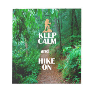 Bloco De Notas Fique calmo e caminhe