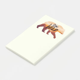 Bloco De Notas Fique Selvagem