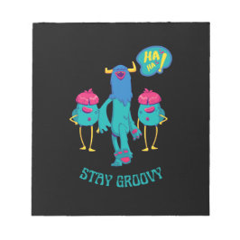 Bloco De Notas fiquem ranzinza em todos os lugares, crianças engr