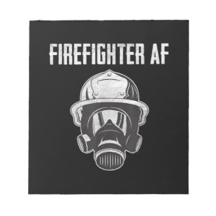 Bloco De Notas Firefighter AF Máscara de gás Bombeiro engraç