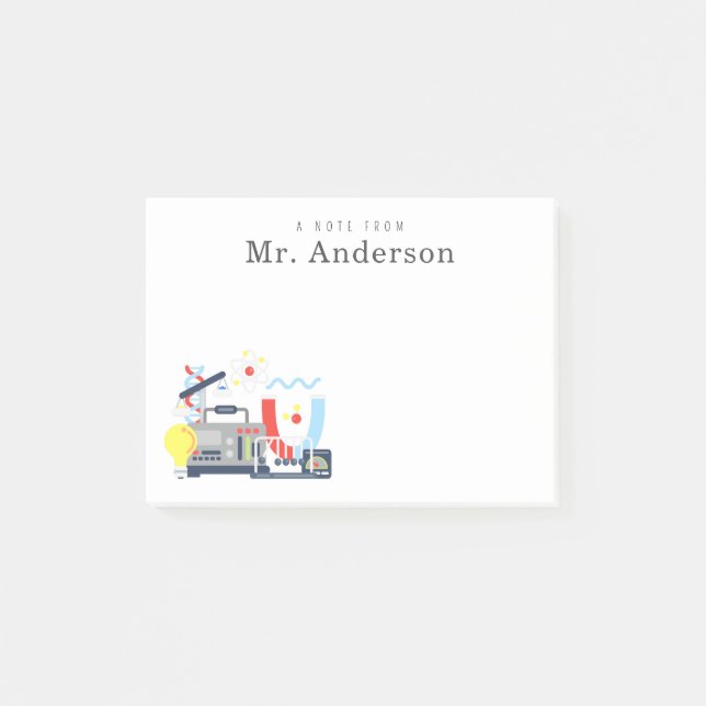 Bloco De Notas Física de Professores de Ciência (Frente)