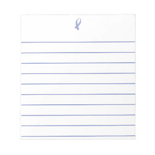 Bloco De Notas Fita de Sensibilização (Periwinkle)