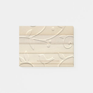 Bloco De Notas Fitas De Papel Vintage Emboscada
