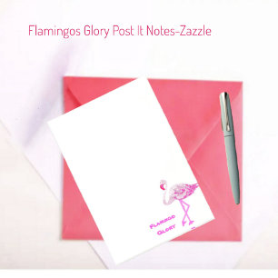 Bloco De Notas Flamingo Glory Posta-It Notes